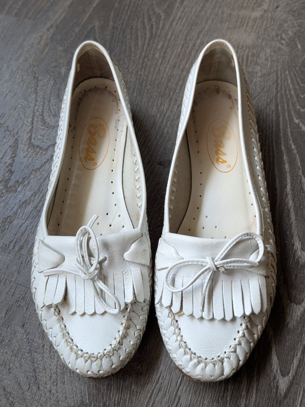 Bass Women's White Flats